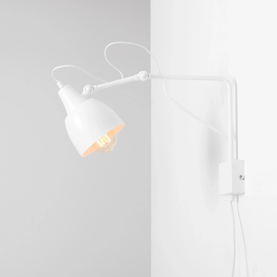 Artera :: Modern white wall lamp SOHO SHORT WHITE