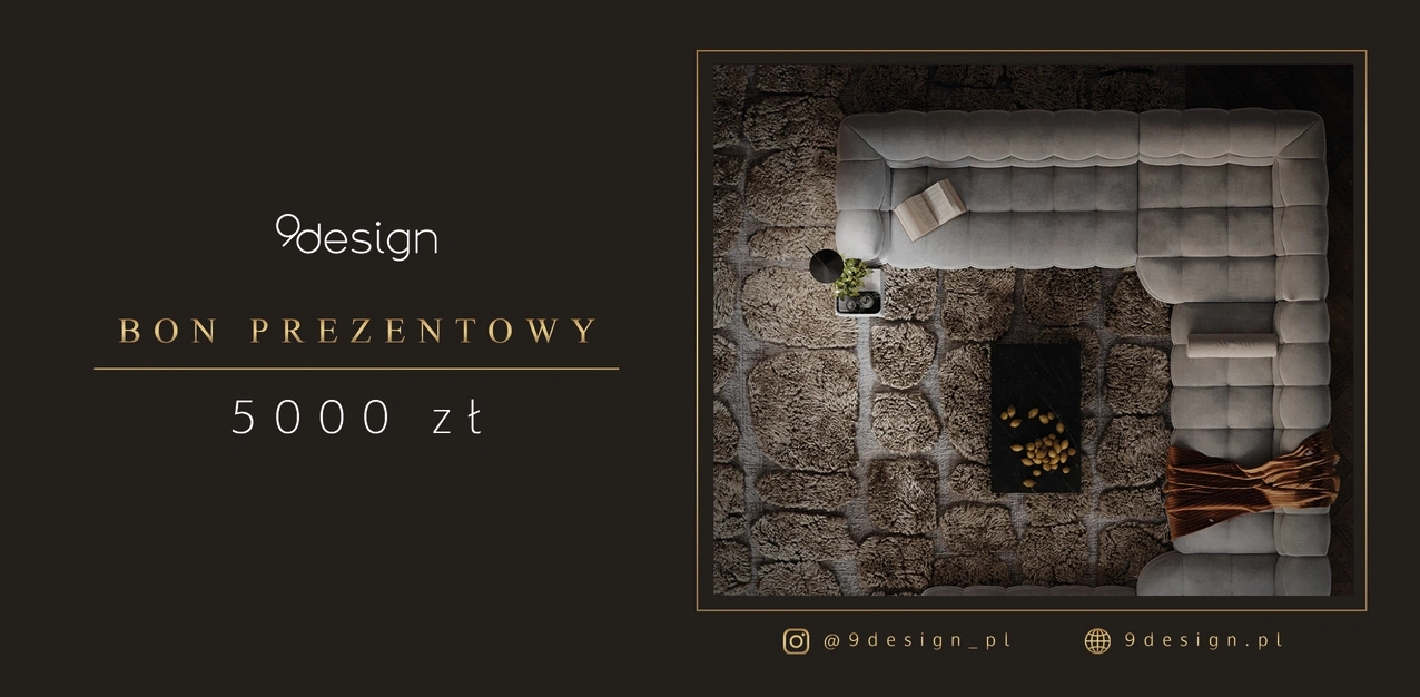 Gift card 9design - 5000 PLN