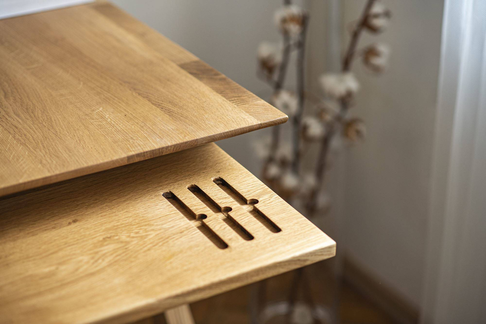 Szyszka Design :: Wooden desk Flux oak 70x120 cm