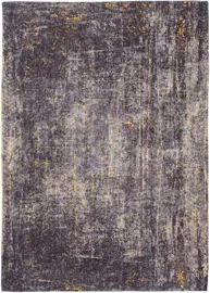 Louis De Poortere :: Dywan Broadway Glitter szaro-pomarańczowy łatwe czyszczenie 170x240 cm
