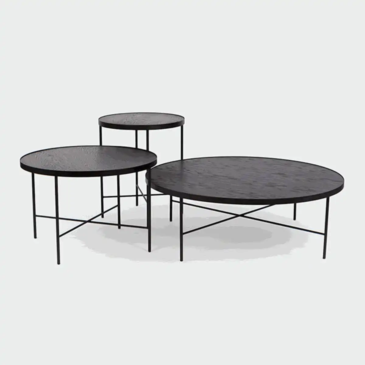 NORDIFRA :: Coffee table Tre 900 black oak L