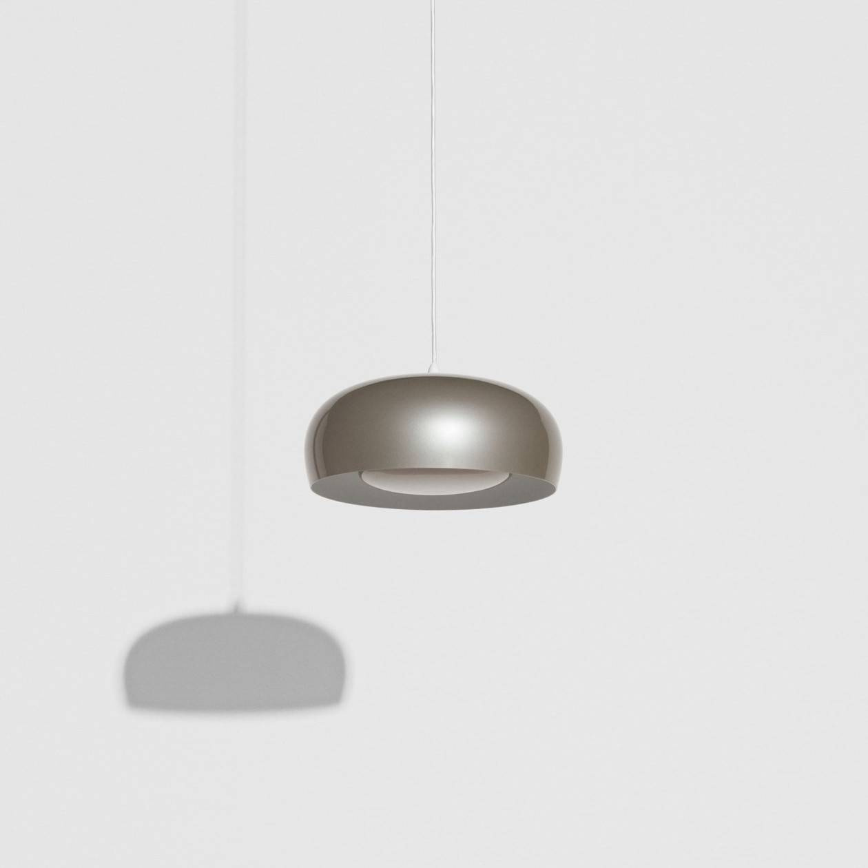 Petite Friture :: Lampa wisząca Brush Small srebrna śr. 35 cm