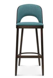 Fameg :: Hoker / Bar Stuhl aus Holz Amada blau