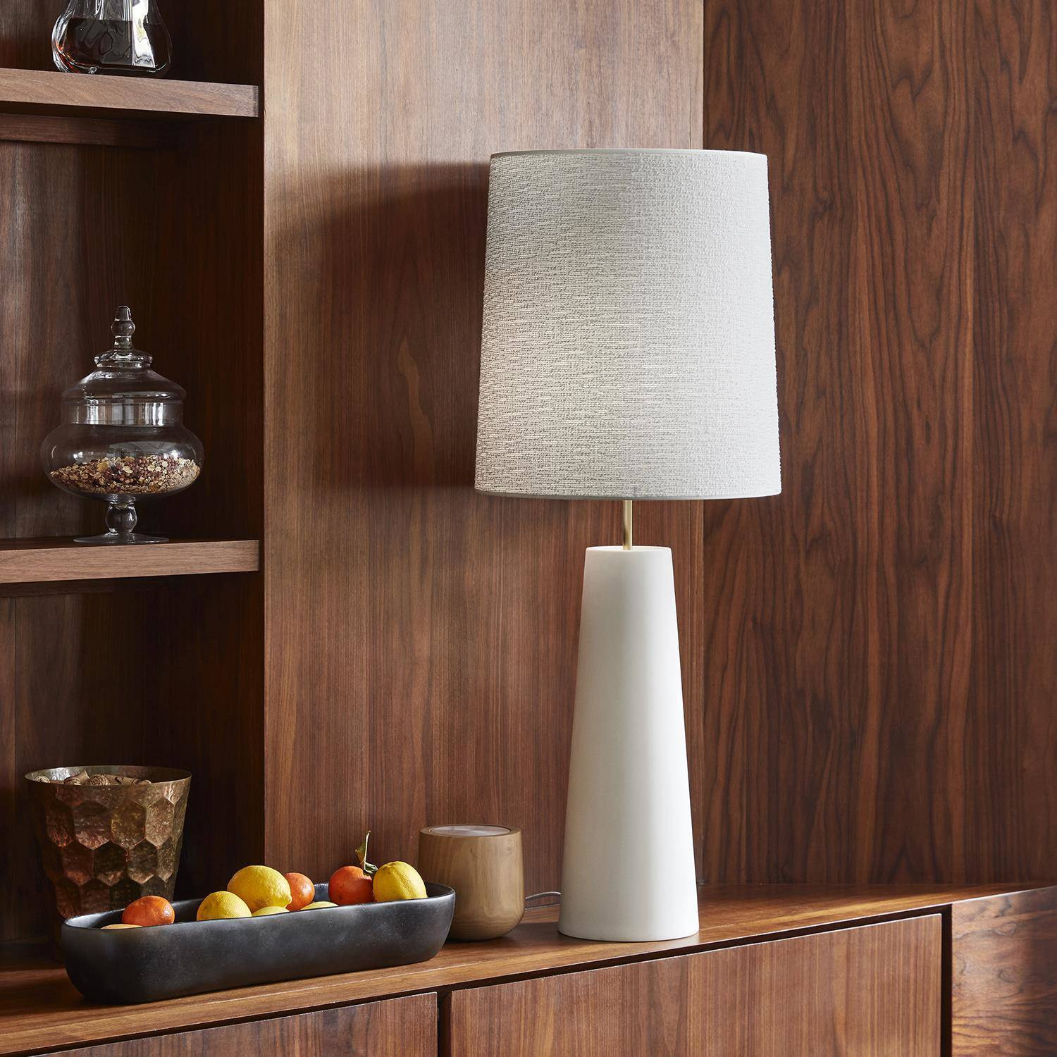 Market Set :: Lampa stołowa Cosiness biała wys. 101 cm