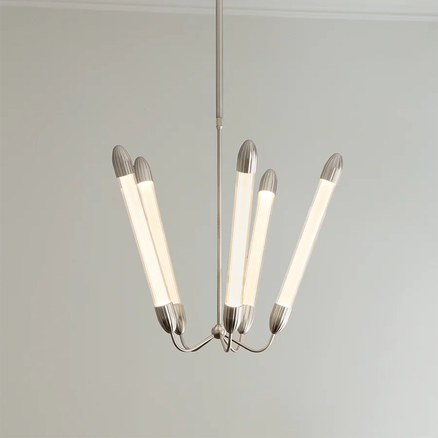 Umage :: Lemon Squeeze Long ceiling lamp/chandelier, diameter 85.6 cm, polished steel