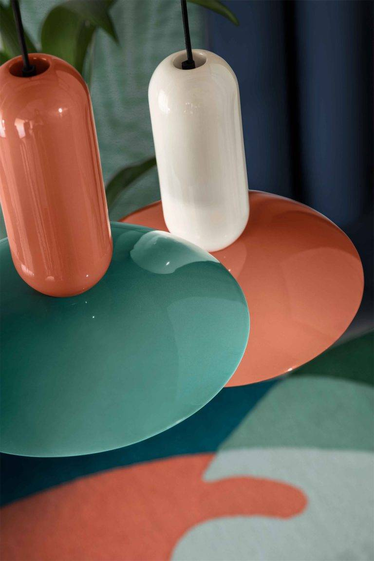 Ferroluce :: Pau orange Pendelleuchte, Durchmesser 40 cm