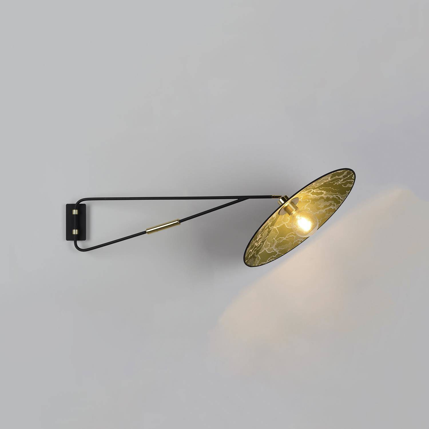 Market Set :: Wandlampe aus Metall Gatsby Tiefe 103 cm grün