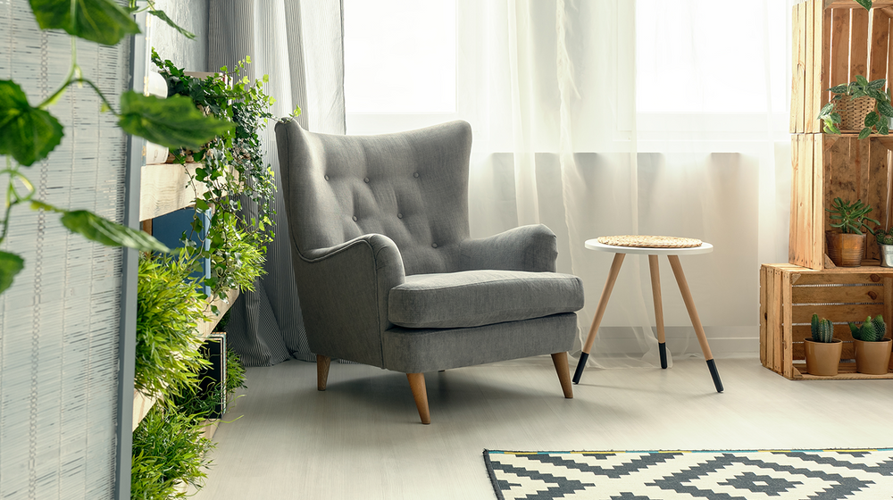 Nordic Line :: Enjoy upholstered sofa, gray, width 167 cm