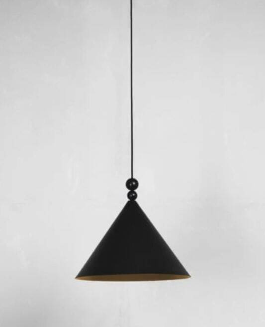 Loftlight :: Konko Hängeleuchte, Durchmesser 60 cm, Metall, schwarz