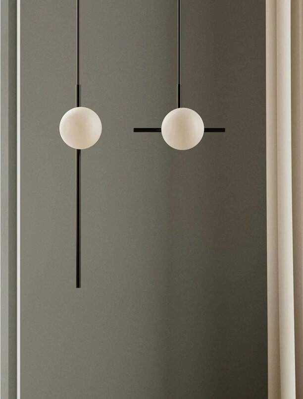 Robin :: Roxanne Mono Hängeleuchte, Höhe 49 cm, schwarz