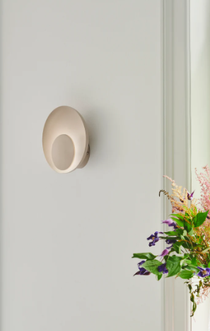 Nordlux :: Marsi wall lamp / sconce, diameter 21 cm, beige