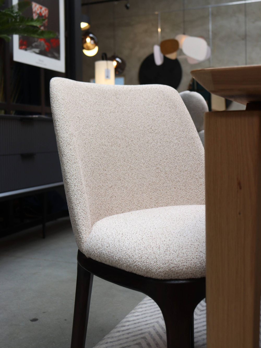 Claudie :: Movano beige upholstered chair, width 53.5 cm