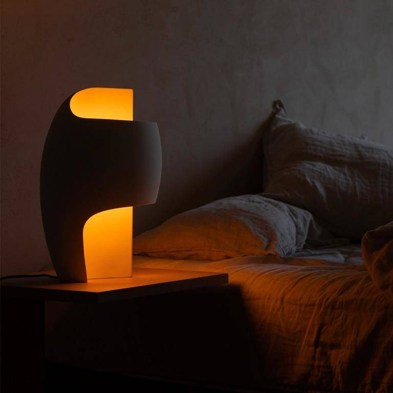DCW:: La Lampe B Tischleuchte weiß Höhe 39 cm