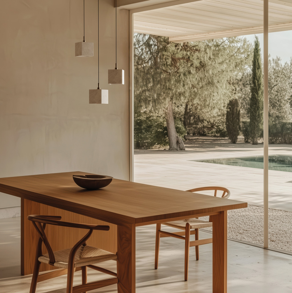 Aromas :: Lampa wisząca Cubic biały klosz / złoty metal