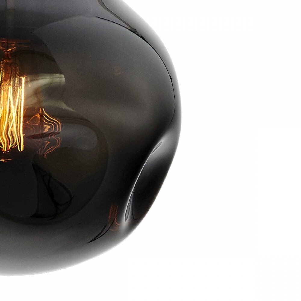 Kaspa :: Avia Black hanging lamp, size S, black, diameter 25 cm