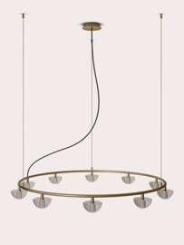 Aromas :: Hado 10 Hängeleuchte, Durchmesser 90 cm, gold