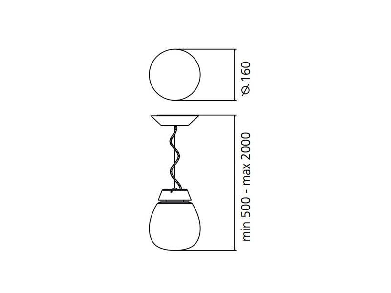 Artemide :: Hanging Lamp Empatia DIA 16cm 