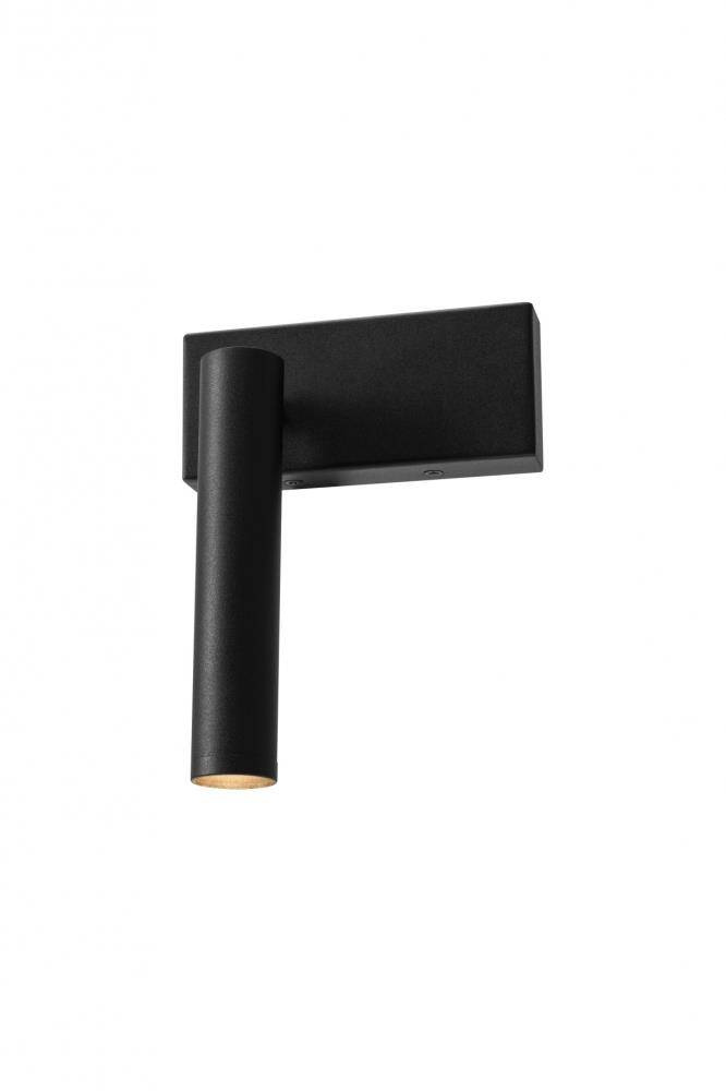 Kaspa :: Roll New wall lamp / sconce, width 6 cm, black