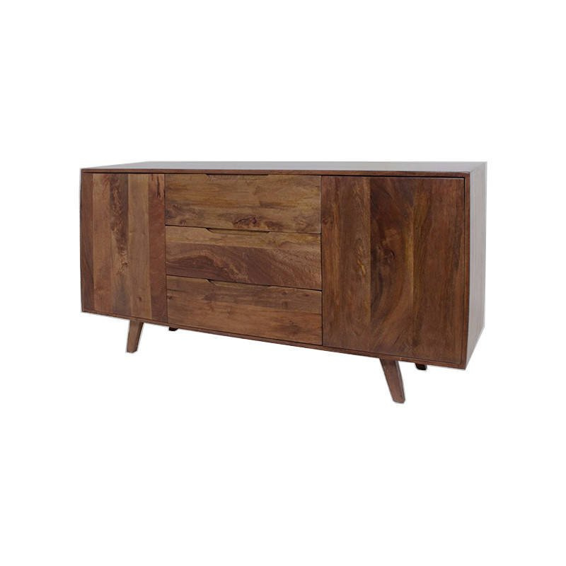 TABLE4U :: Drewniana komoda Ebba 140x40x68 - kolor bursztyn