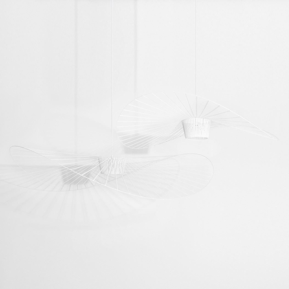 Petite Friture :: Hängelampe aus Metall Vertigo Durchmesser 200 cm weiß