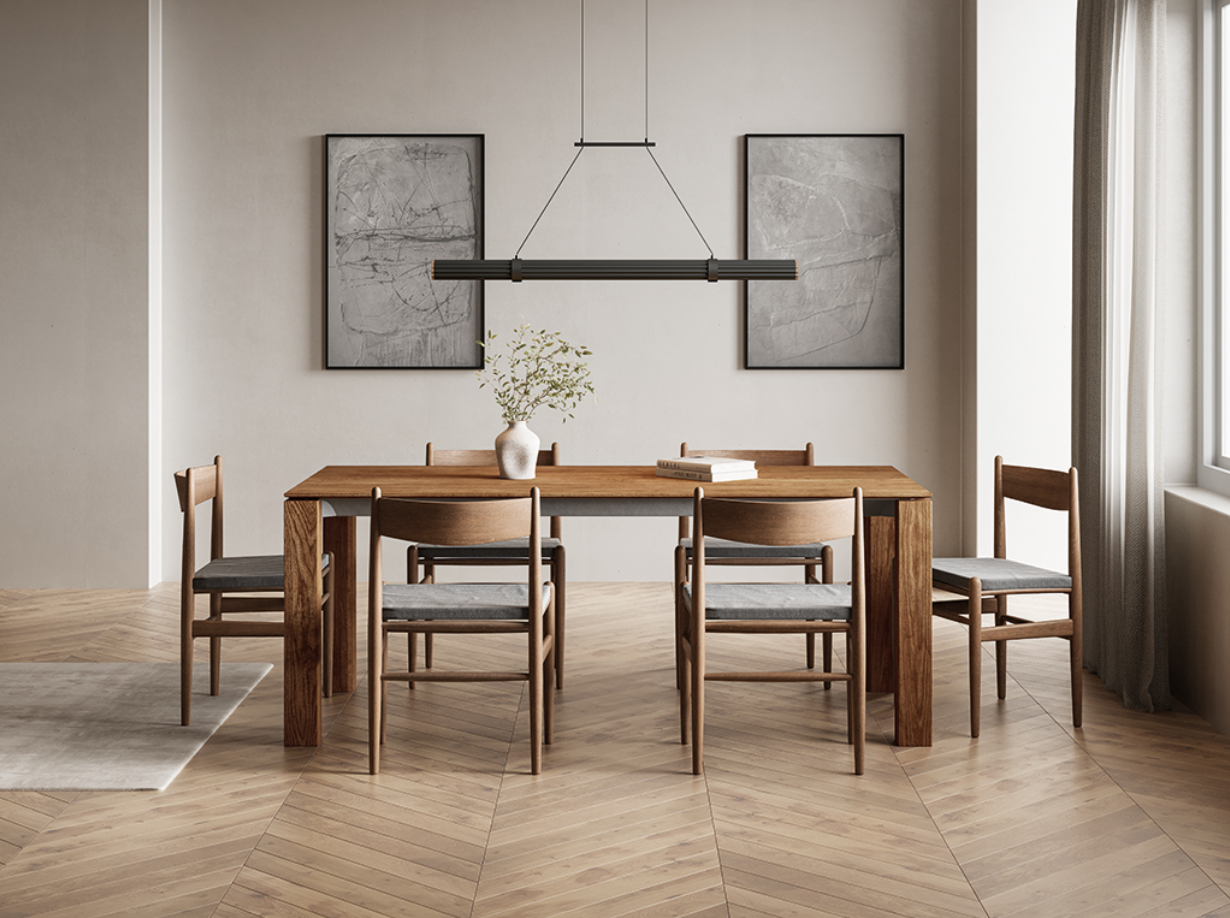 Aromas :: Niro hanging lamp, width 116.2 cm, black