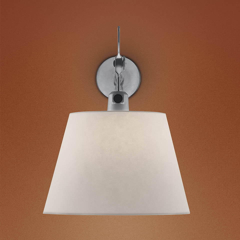 Artemide :: Wall lamp Tolomeo Parete silver beige dia. 32 cm