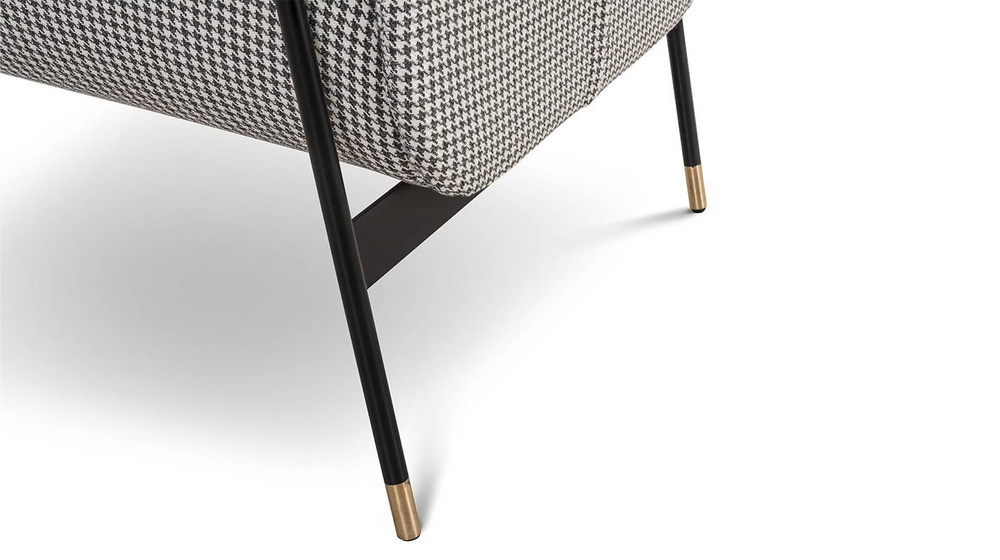 Nordic Line :: Leah upholstered armchair, gray, width 69 cm