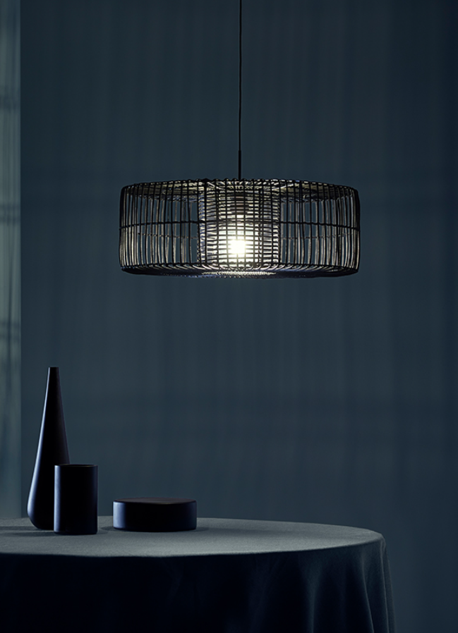 Aromas :: Hanging lamp Hedula black dia. 30 cm