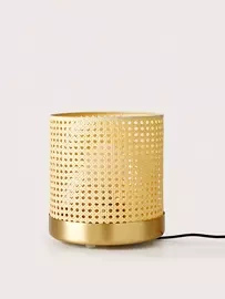 Aromas :: Tischlampe aus Holz Stan Höhe 30 cm gold