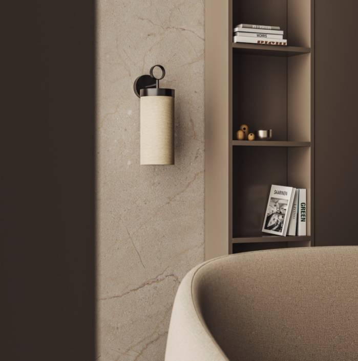 Aromas :: Pendant lamp Ison black and gold dia. 6 cm