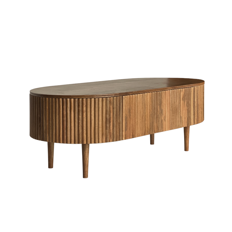 Table4U :: Bruno wooden coffee table, width 120 cm, caramel color
