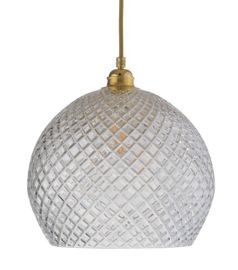 EBB & FLOW :: Lampa wisząca Rowan Crystal transparentno-złota śr. 28 cm
