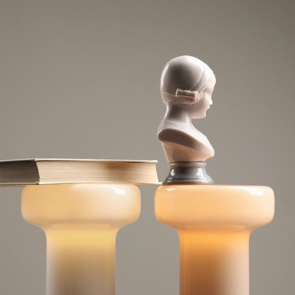 Artera :: Bonbon toffee table lamp size M height 30 cm beige