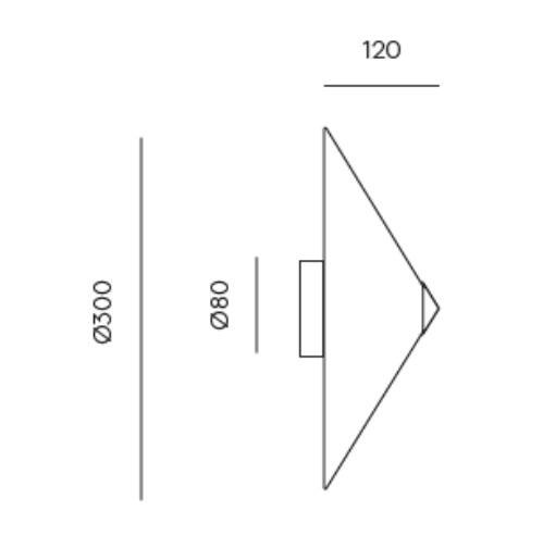 Aromas :: Ibre wicker wall lamp/sconce, diameter 30 cm