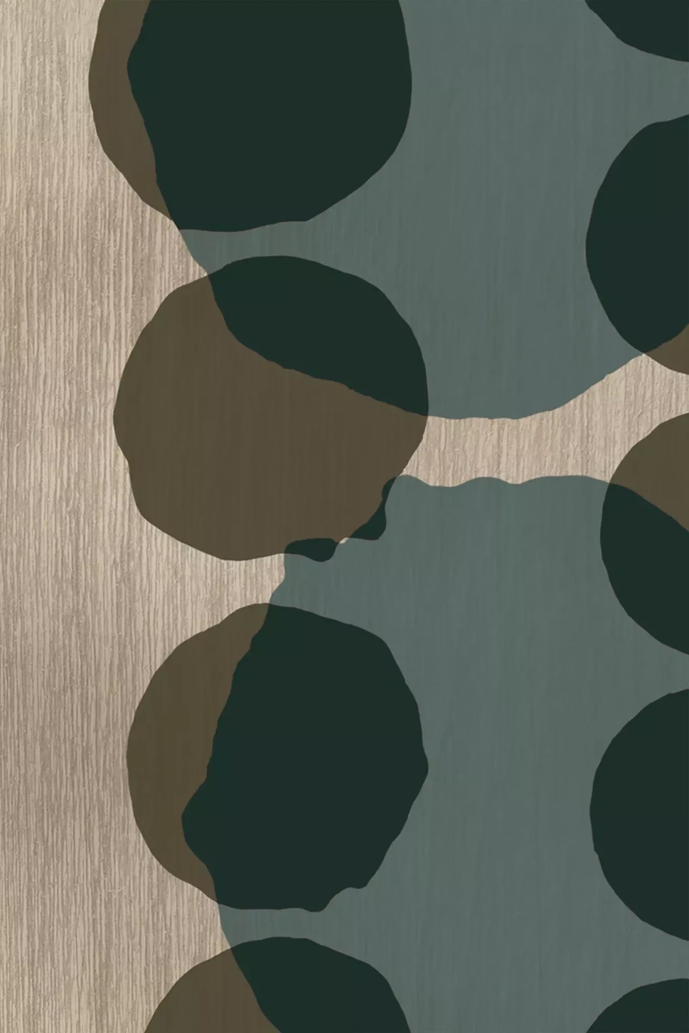 Ethnicraft :: Taca dekoracyjna Slate Layered okrągła rozm. L śr. 61 cm