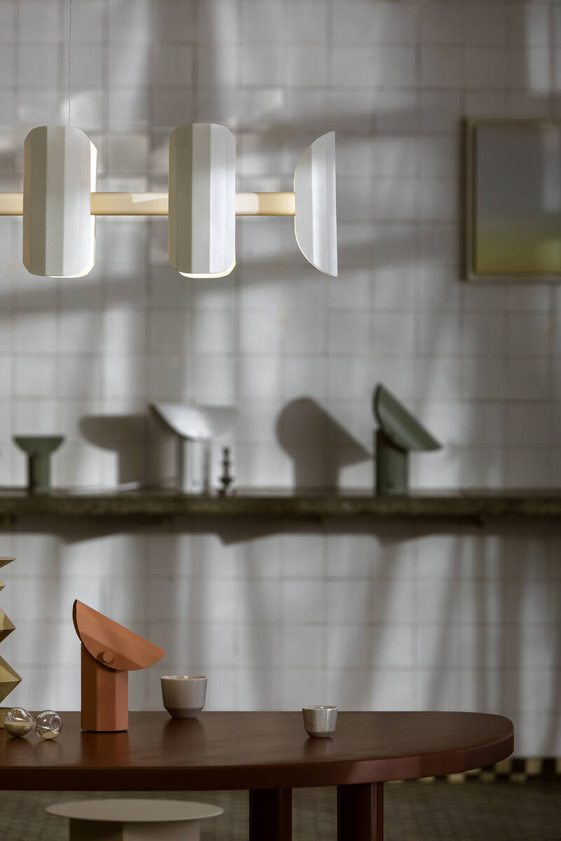 Kaspa :: Tragbare Lampe Apolin, Höhe 18 cm, rosa