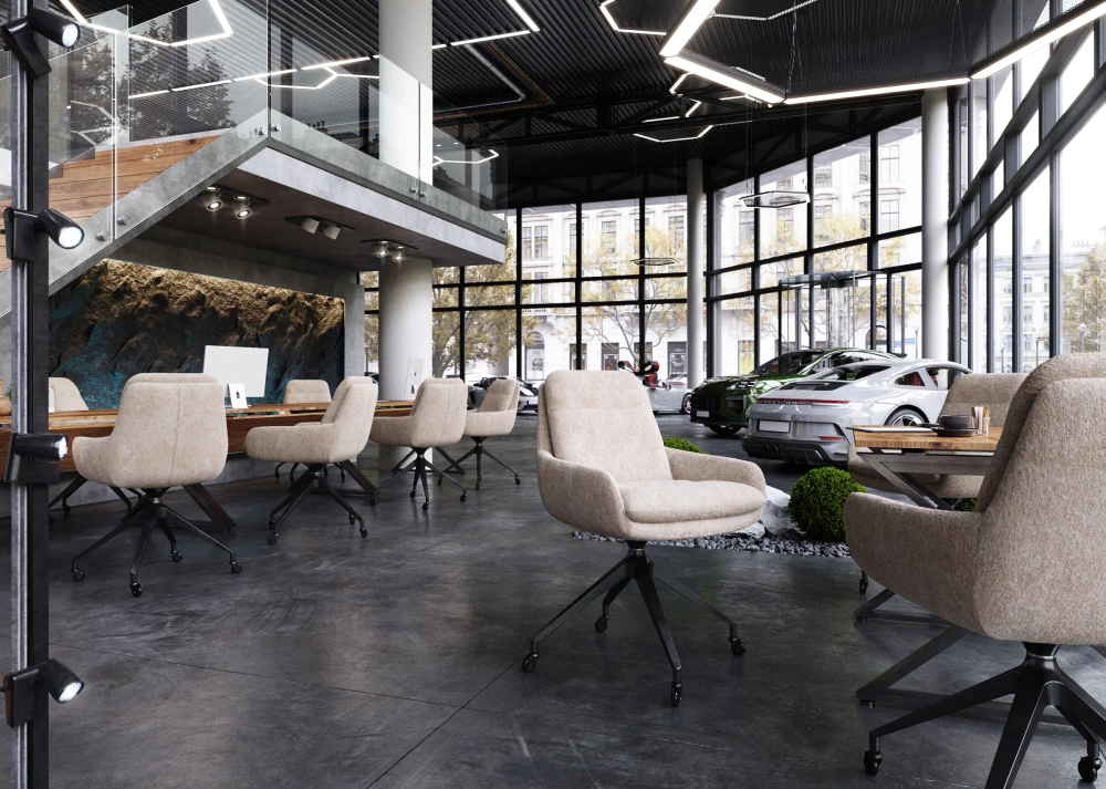 Claudie :: Johan upholstered chair with armrests, metal legs, color to choose, width 63 cm