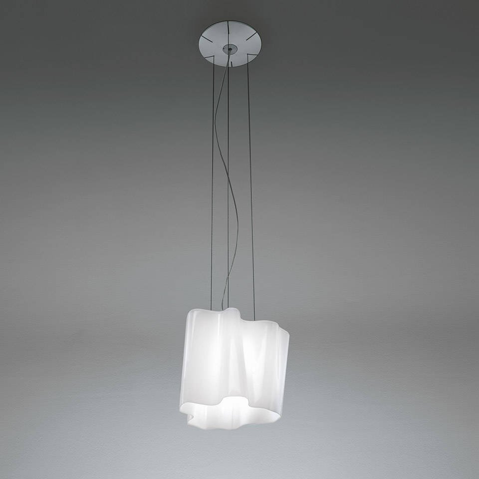Artemide :: Hängelampe aus Glas Logico Breite 40 cm weiß