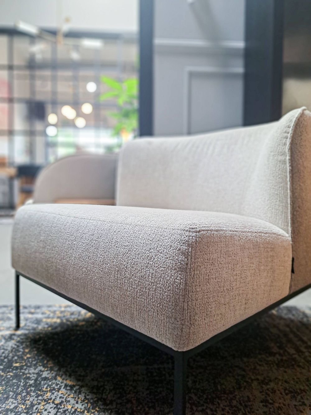 Nordic Line :: Upholstered armchair Brooks grey 71x62x77