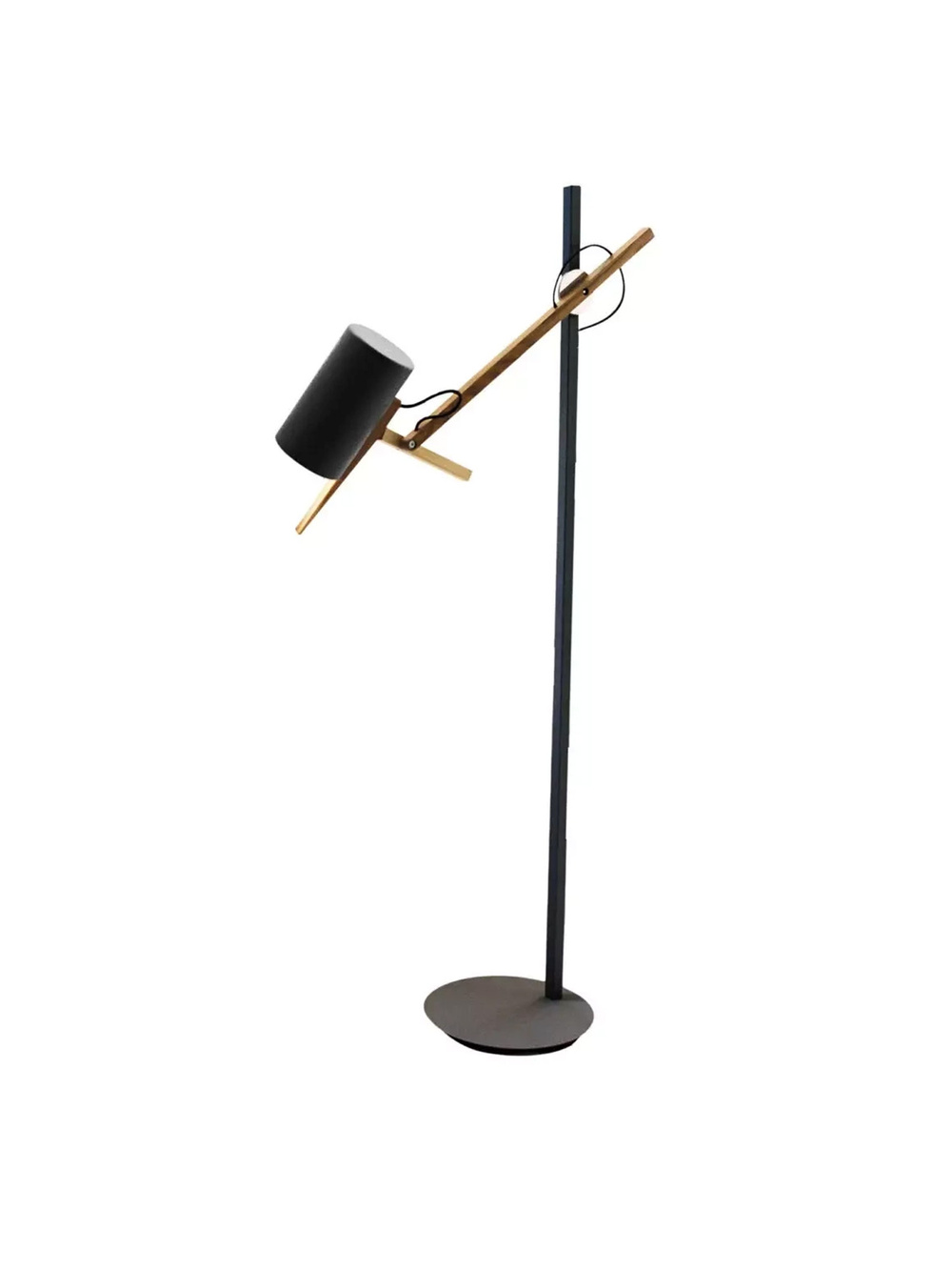 Marset :: Stehlampe aus Aluminium Scantling Höhe 136,2 cm schwarz