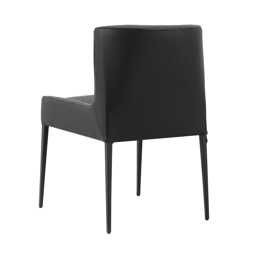 Mobitec :: Margaux C06 upholstered chair, gray, width 54 cm, metal legs