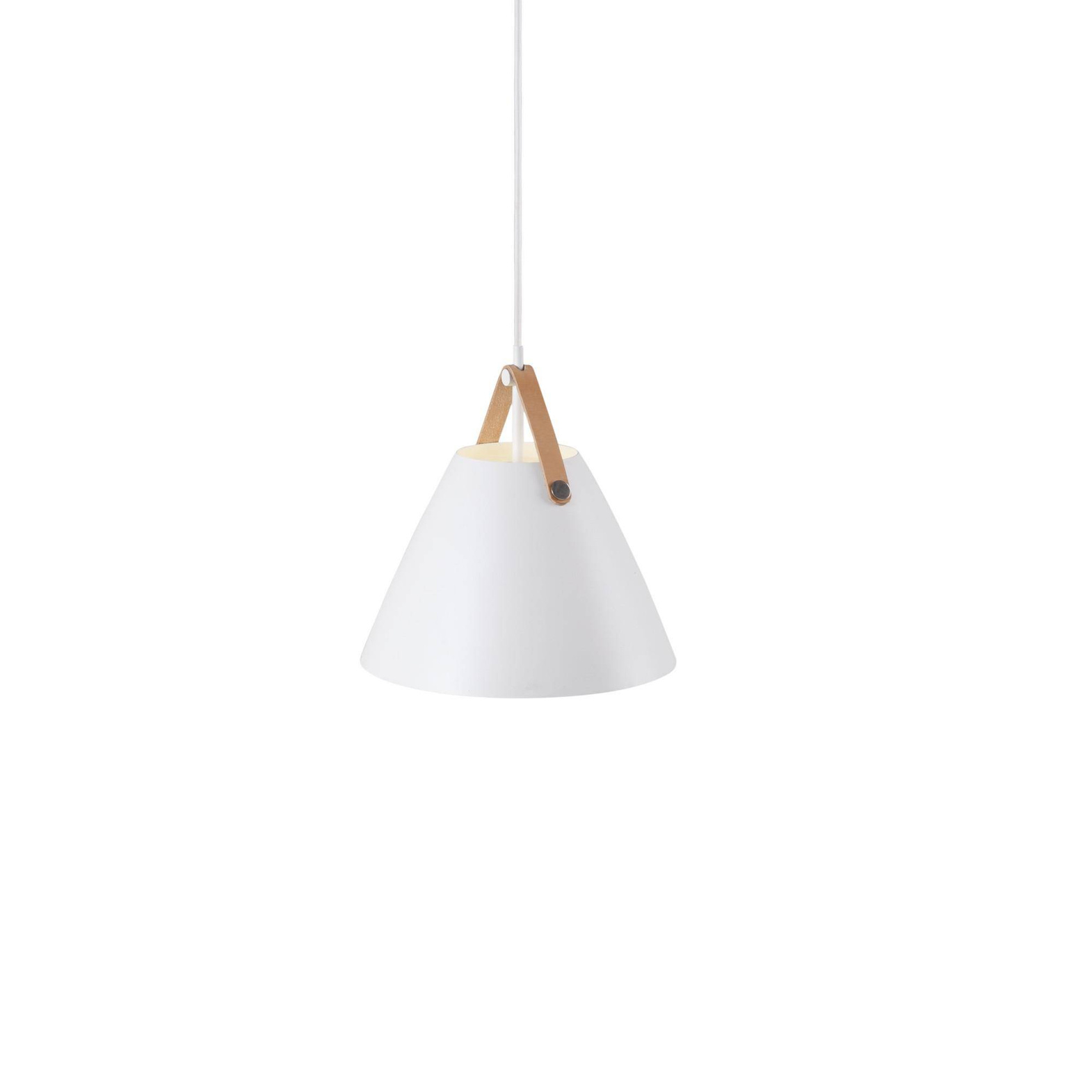 Design For the People :: Hanging lamp Strap white dia. 27 cm