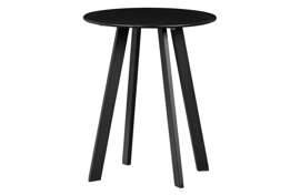 Woood :: Coffee table Fer metal black dia. 40 cm