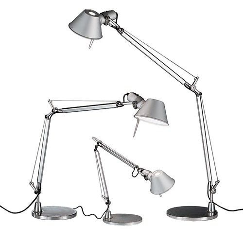 Artemide :: Desk lamp Tolomeo mini silver h 54 cm