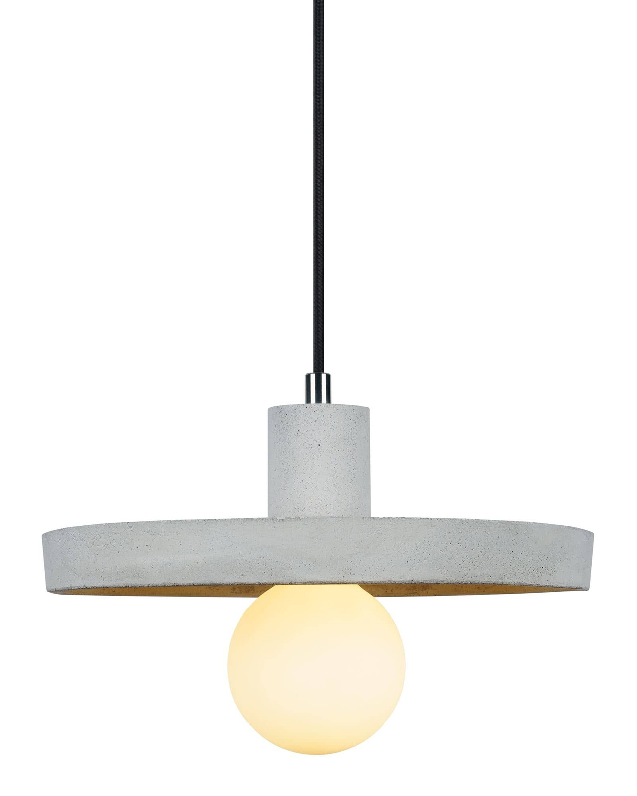 LOFTLIGHT :: Lampa wisząca Primitivo szara śr. 30 cm