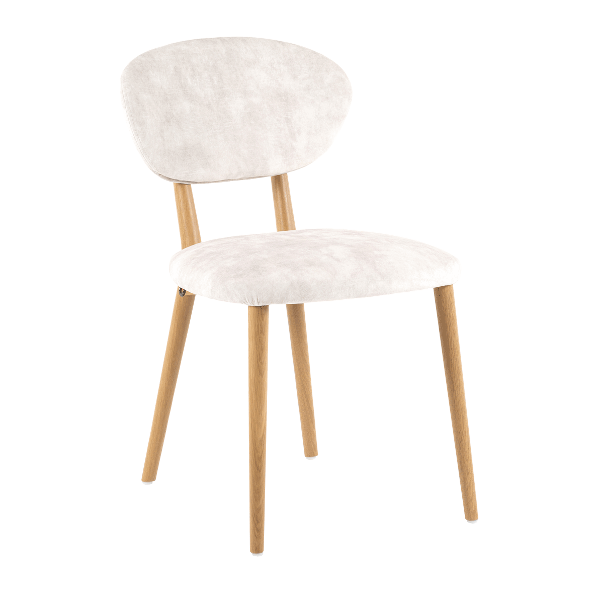Mobitec :: Toro C01 upholstered chair, white, width 48 cm