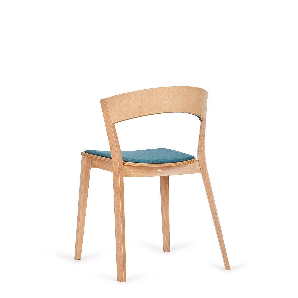 Paged :: Archer blue upholstered chair, width 53.5 cm
