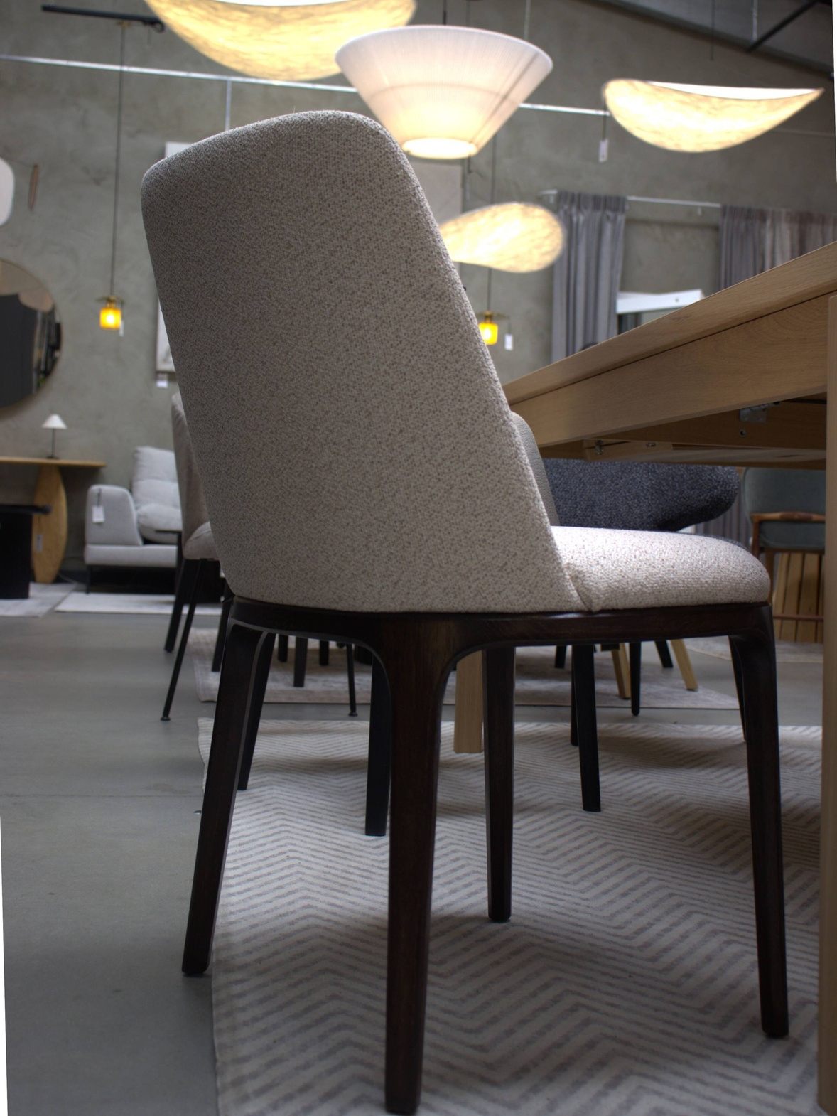 Claudie :: Movano beige upholstered chair, width 53.5 cm