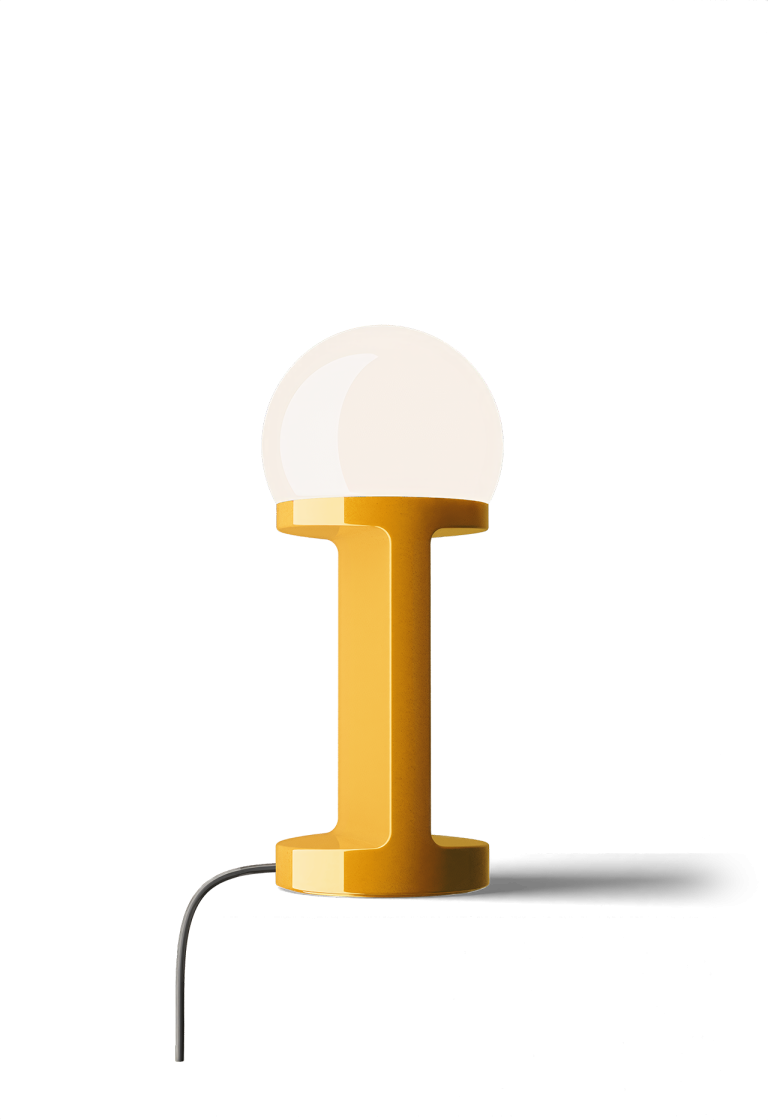 Ferroluce :: Habea table lamp, height 37 cm, yellow