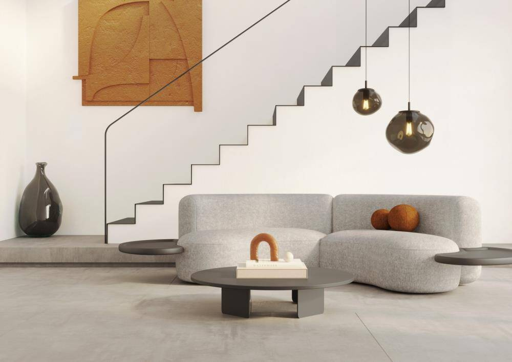 Kaspa :: Avia Black hanging lamp, size S, black, diameter 25 cm